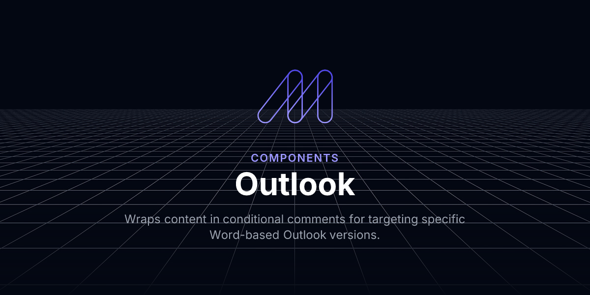 Outlook - Components / Maizzle